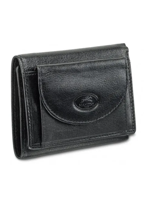 Mancini Leather Men's Wallet with Trifold Wing RFID