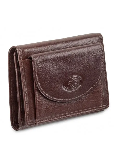 Mancini Leather Men's Wallet with Trifold Wing RFID