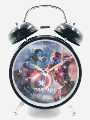 Marvel Civil War Alarm Clock Gift Set