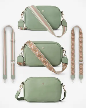 Monica Crossbody Bag & 3 Straps - One Bag 3 Ways