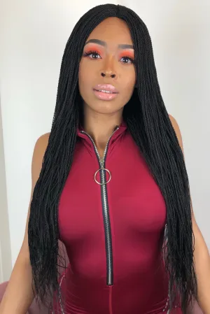 Omalicha Synthetic Fibre Braided Wig