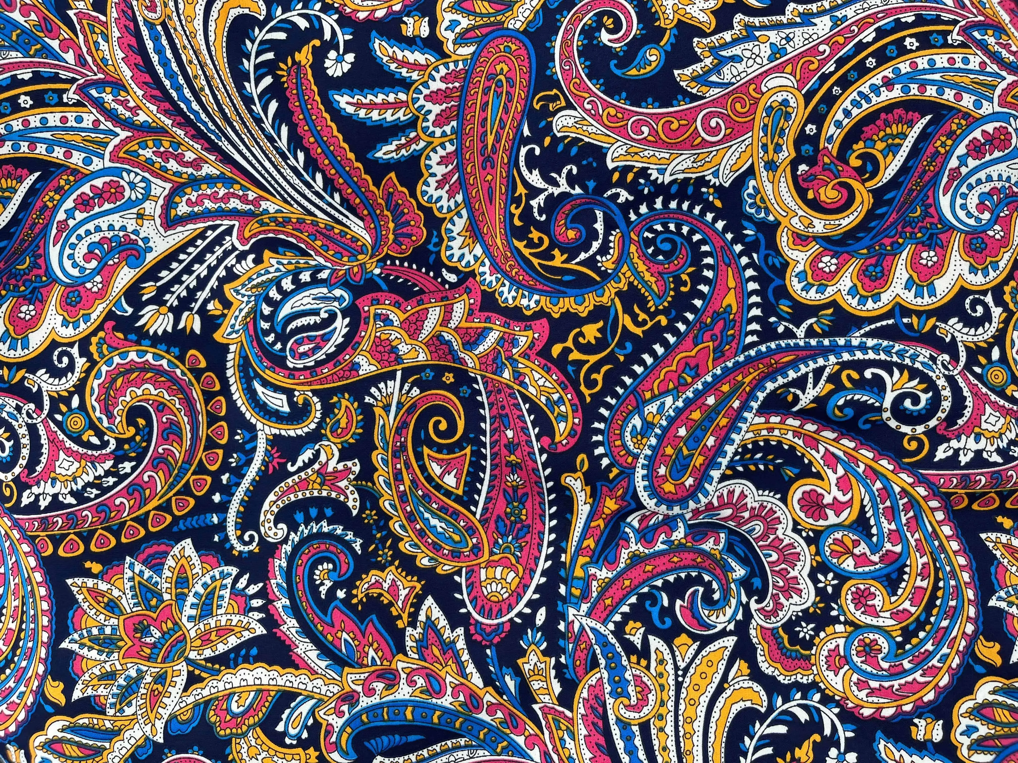 Paisley Fun - Printed Crepe Fabric