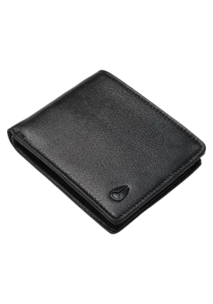 Pass Leather Wallet - Black