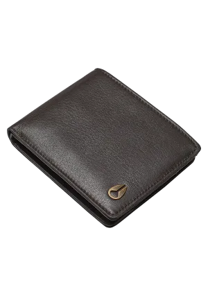 Pass Leather Wallet - Brown