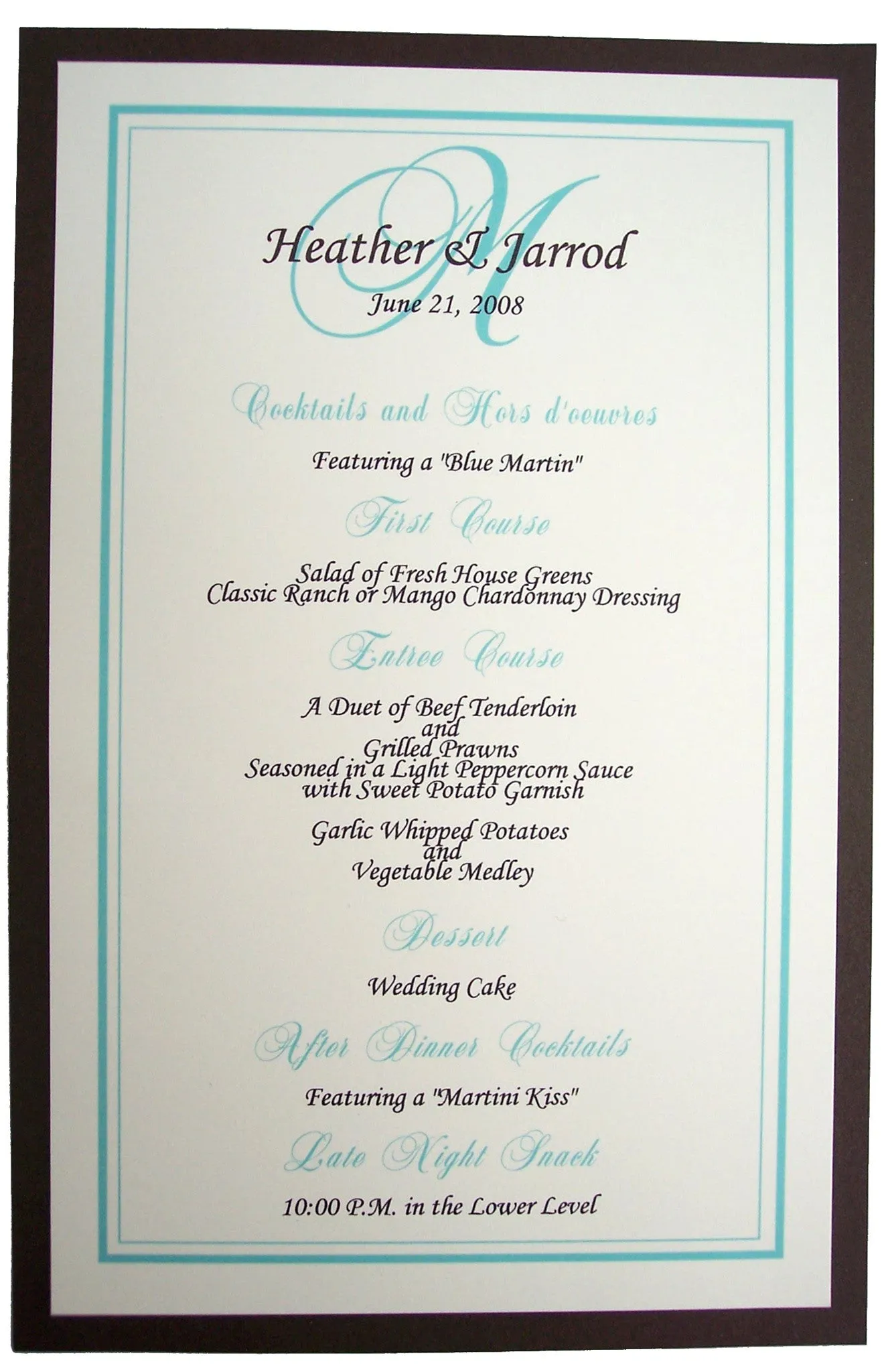 Pocket-fold Wedding Invite