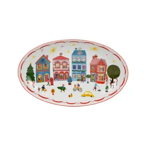 Porto Night Before Oval Platter Pink 32cm