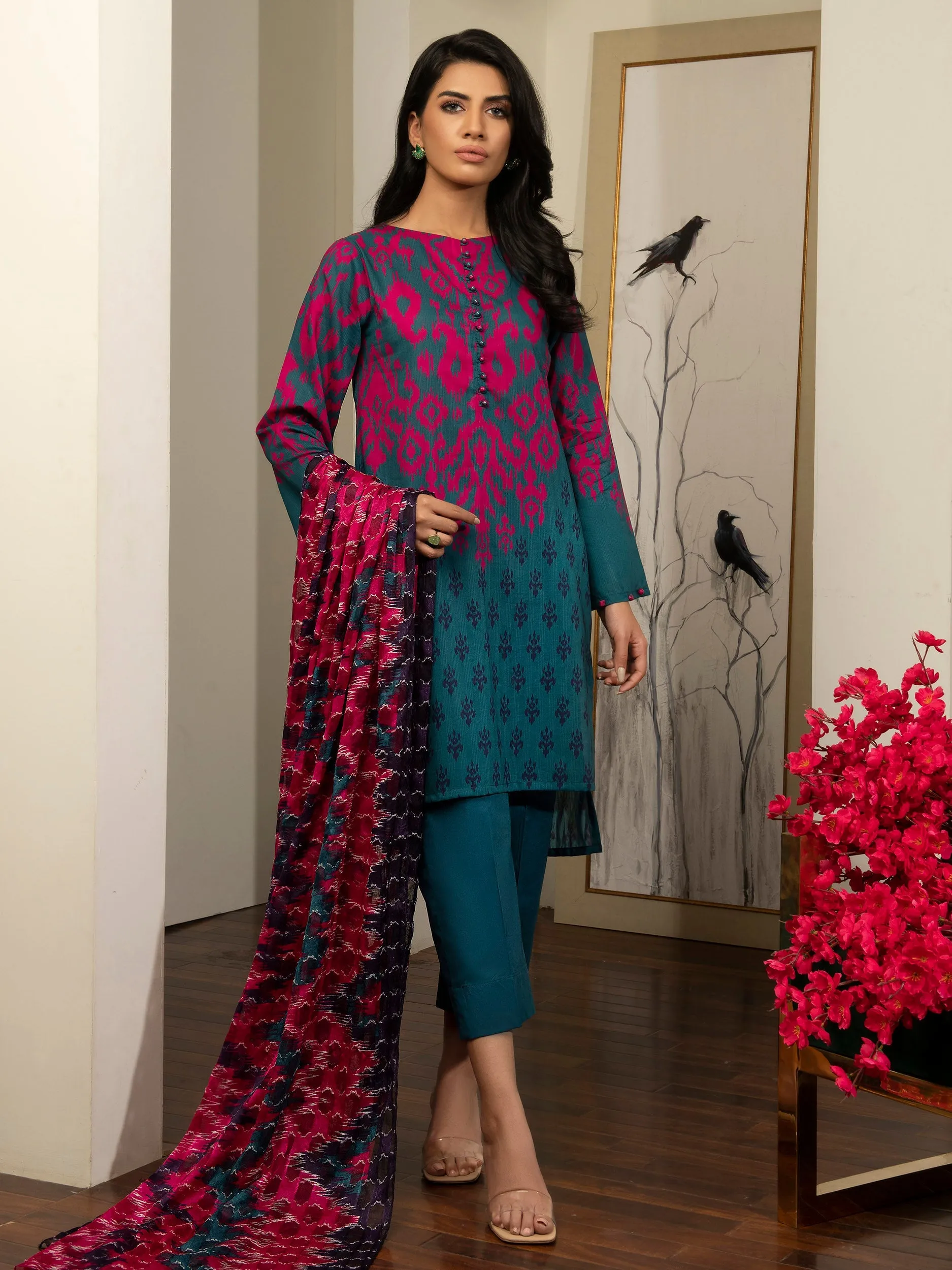 Printed Lawn 2 Piece Suit