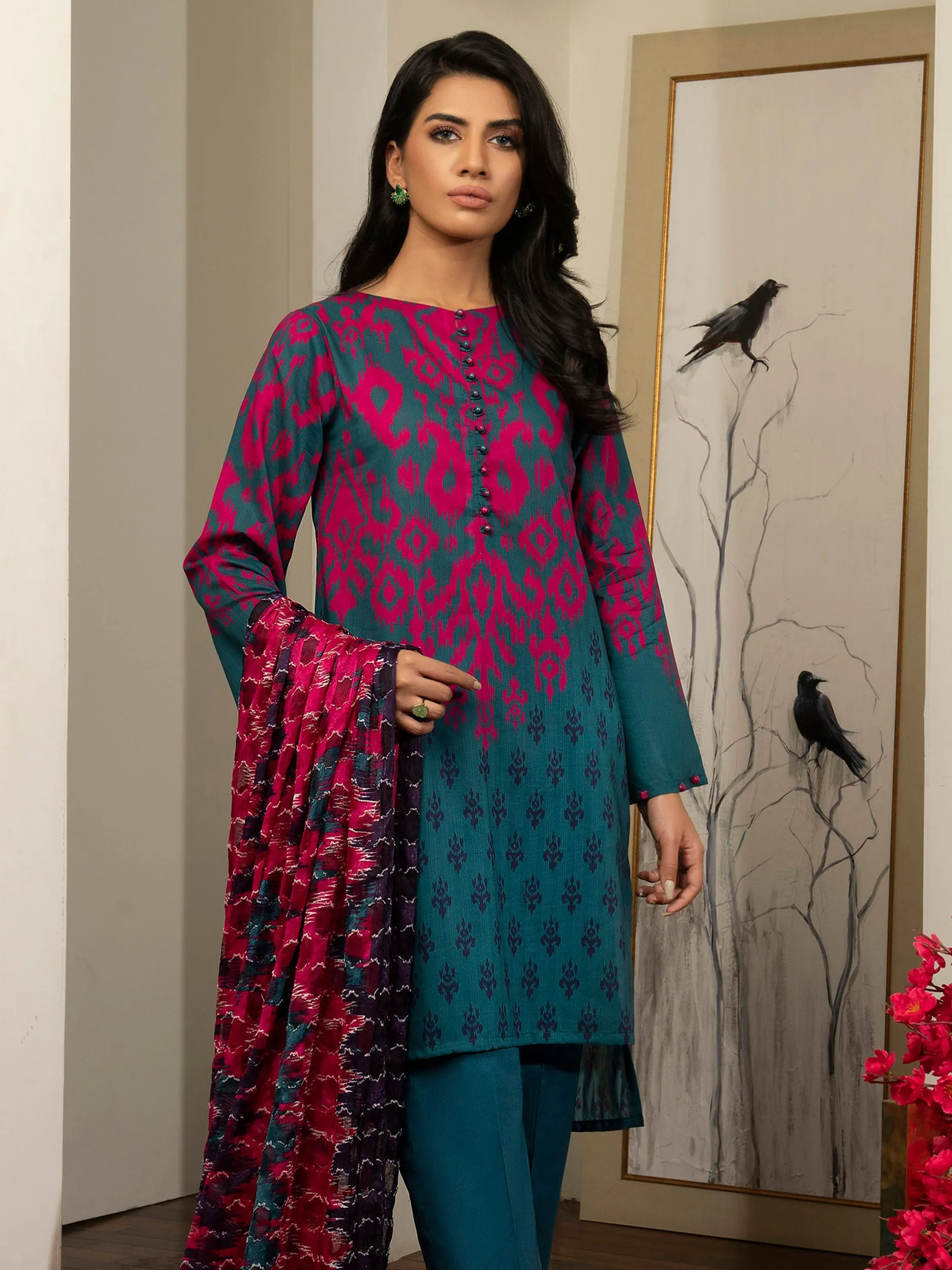 Printed Lawn 2 Piece Suit