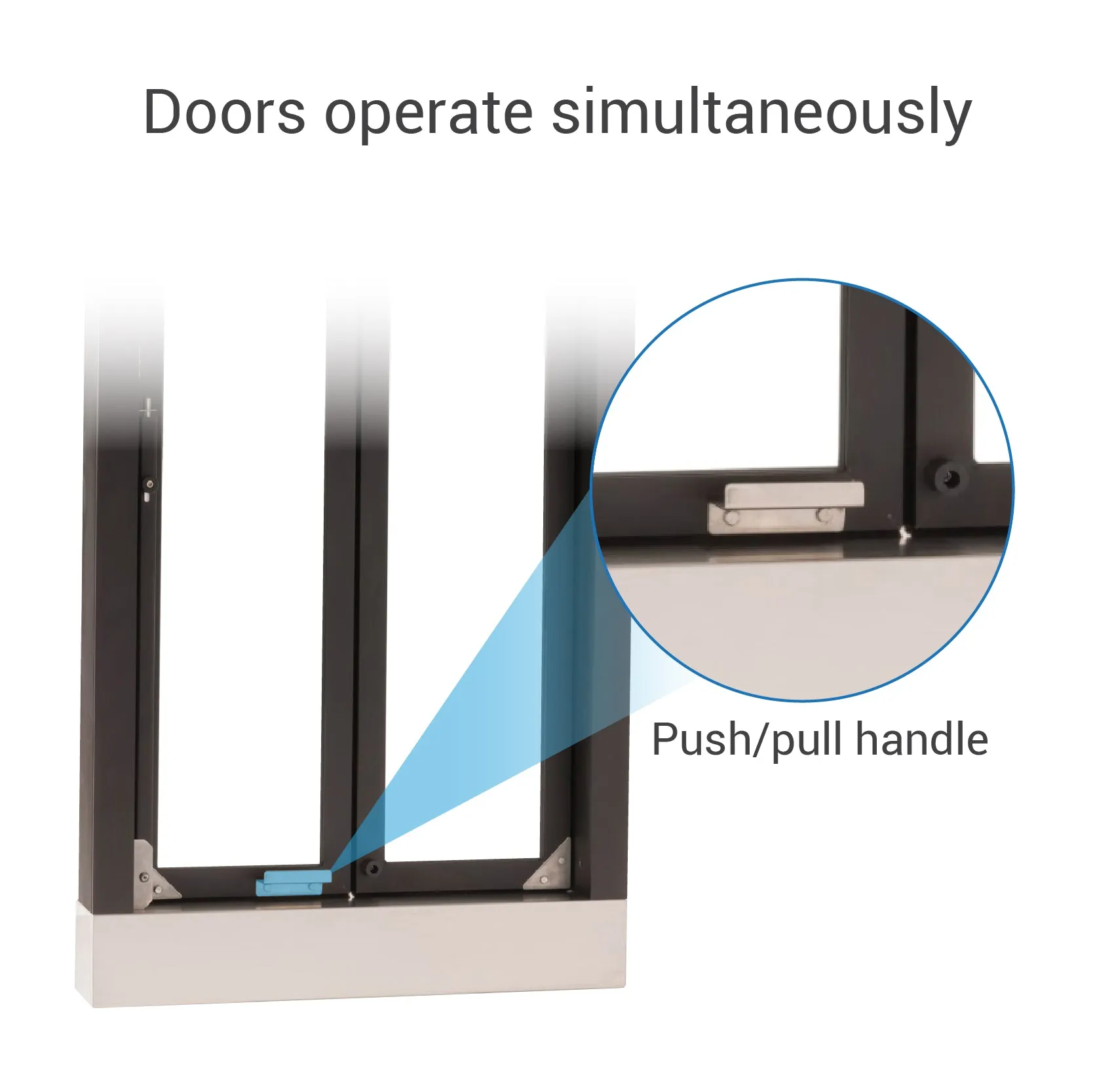 Quikserv Manual Bi-Fold Transaction Window | CSE-QS-CM-1