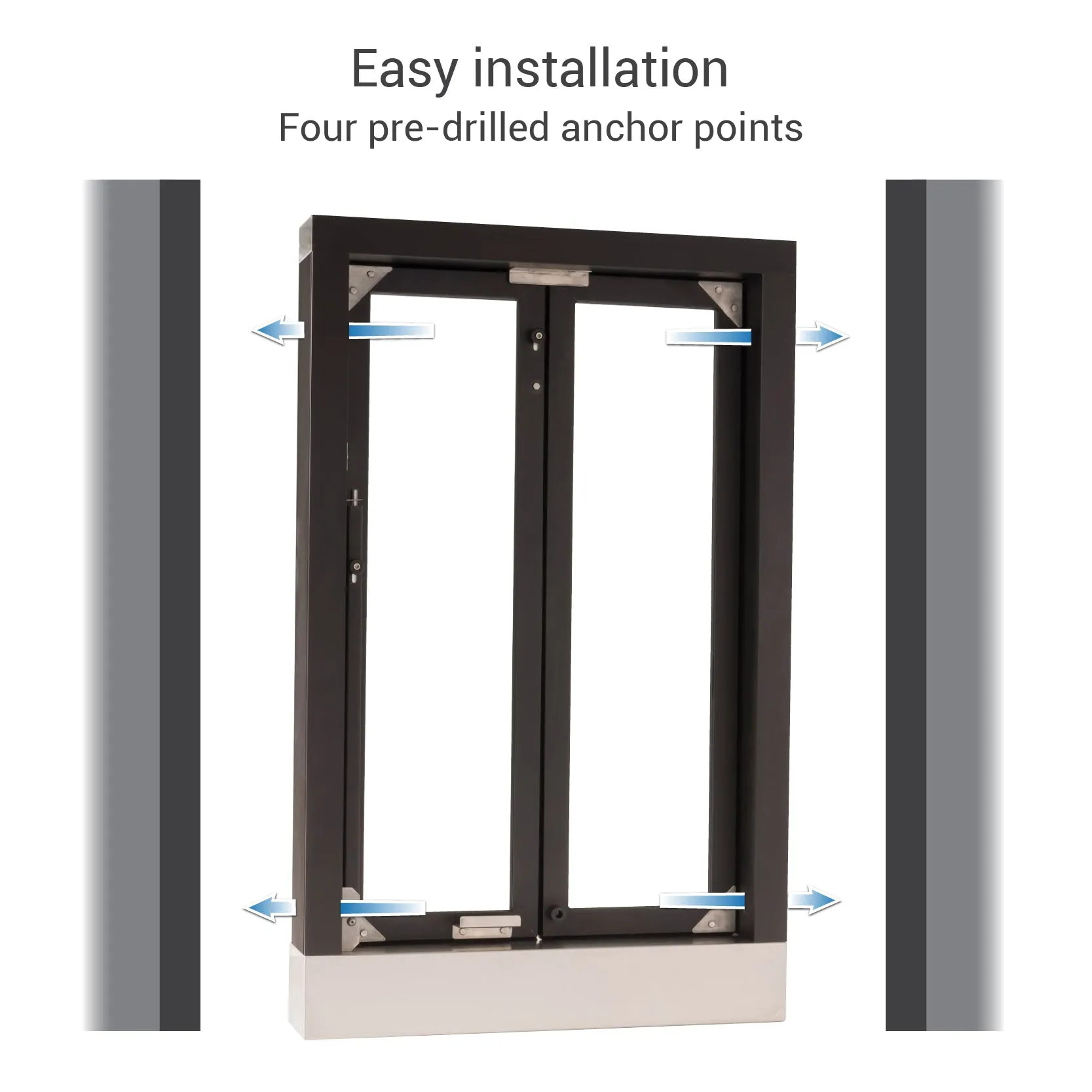 Quikserv Manual Bi-Fold Transaction Window | CSE-QS-CM-1