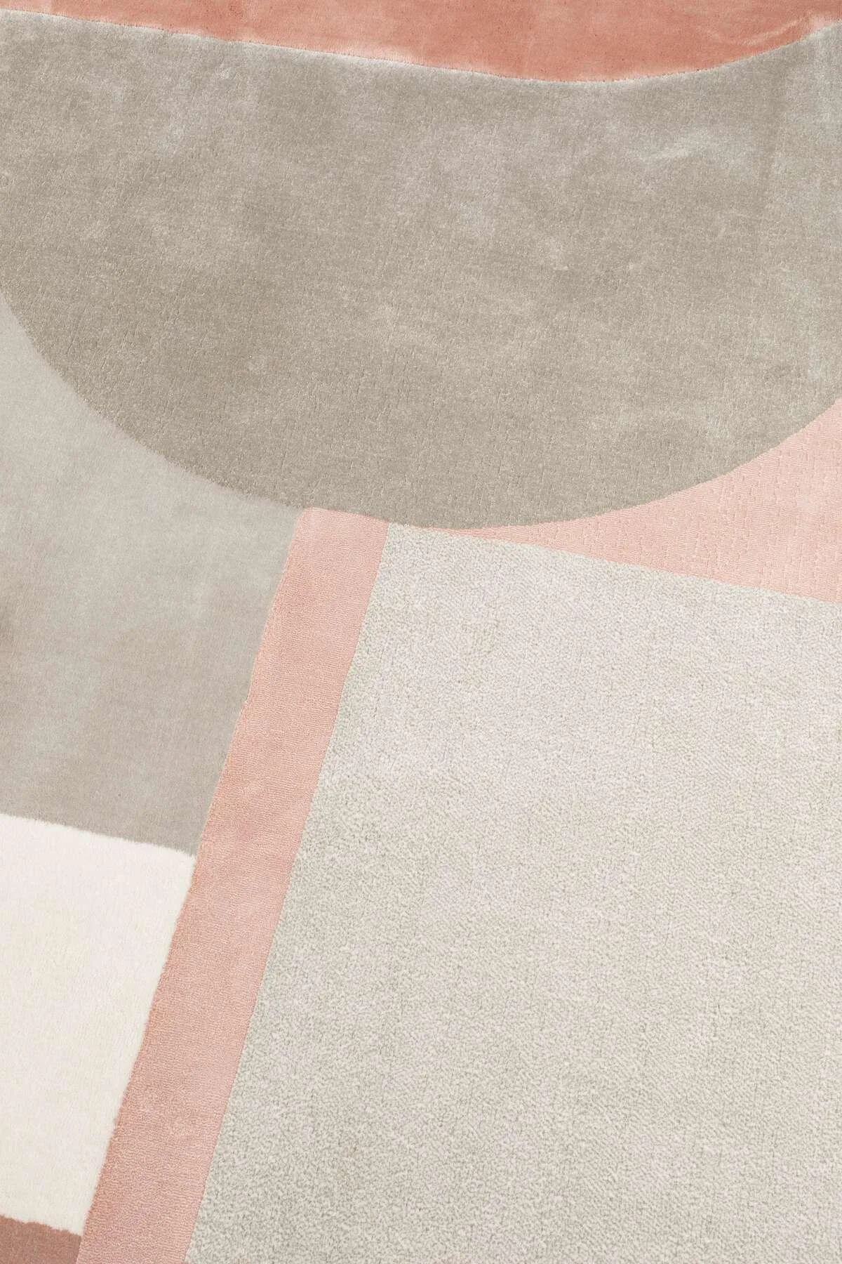 Round rug HILTON pink