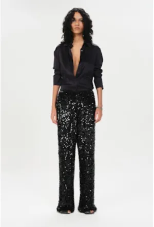 RUFINO AURORA PANTS - BLACK