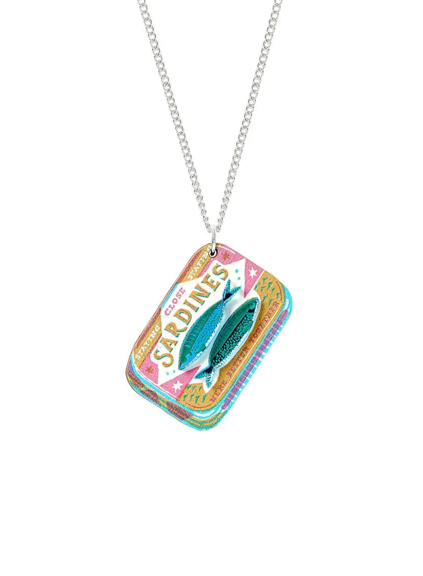 Sardine Tin Pendant