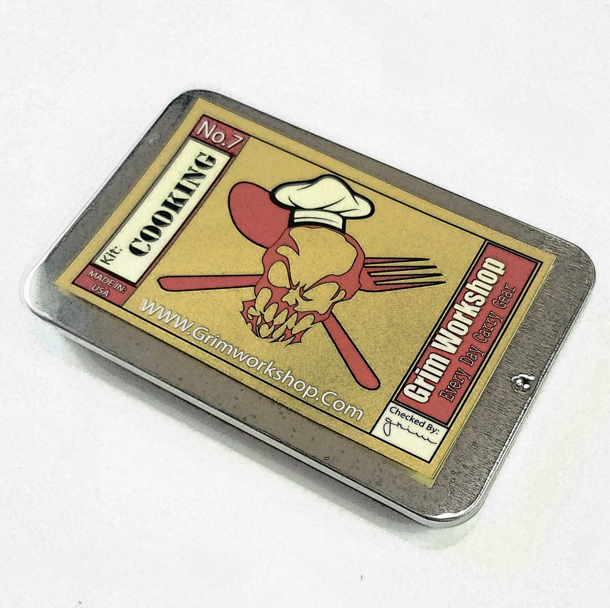 Slim Steel Pocket Tin