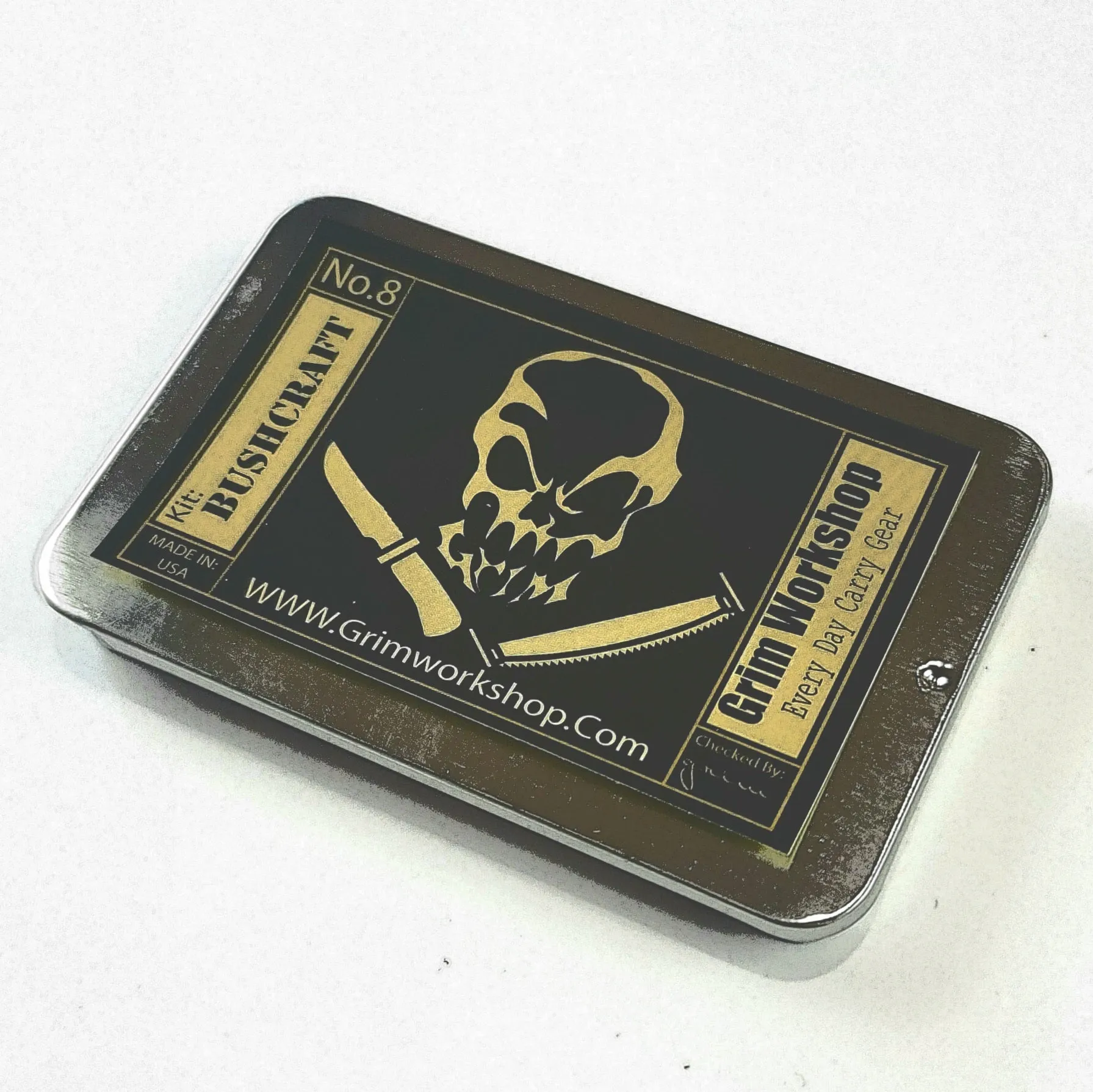 Slim Steel Pocket Tin