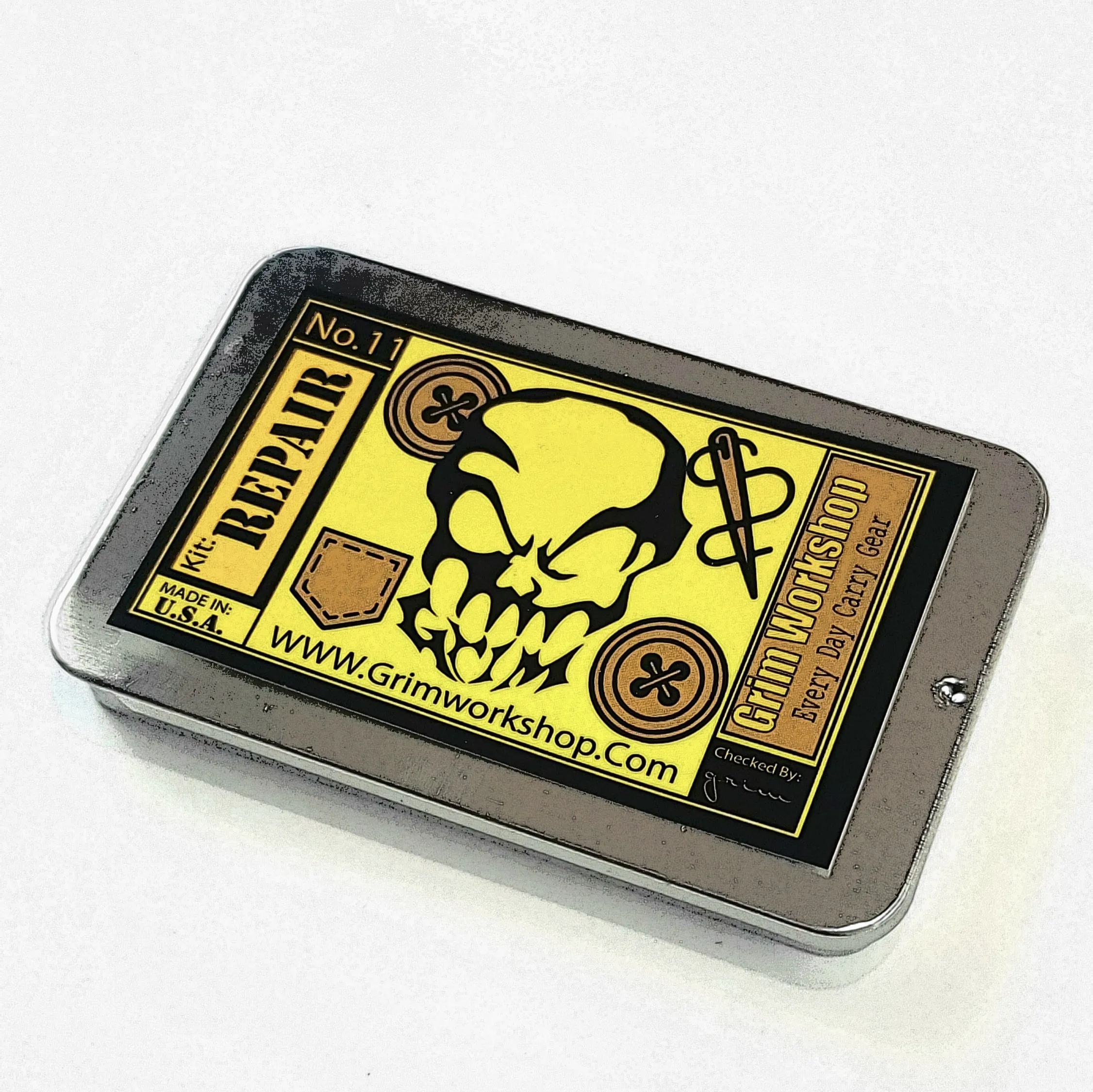 Slim Steel Pocket Tin