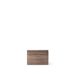 TB Cardholder Croco - Beige