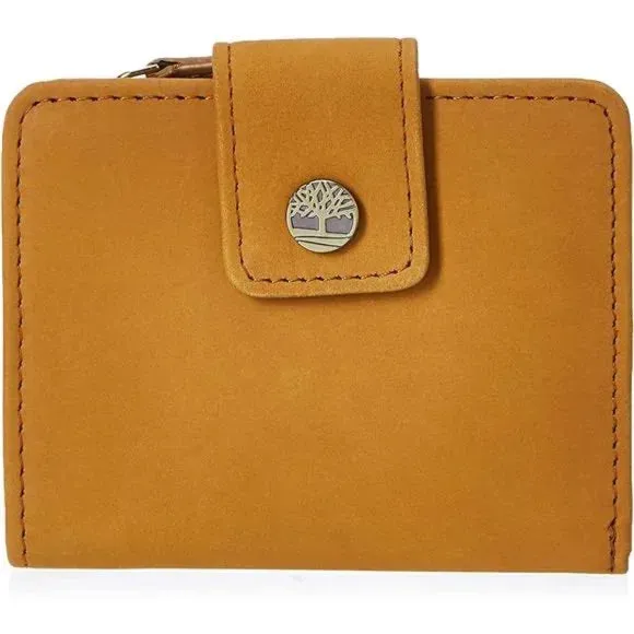 Timberland womens Leather RFID Small Indexer Wallet Billfold