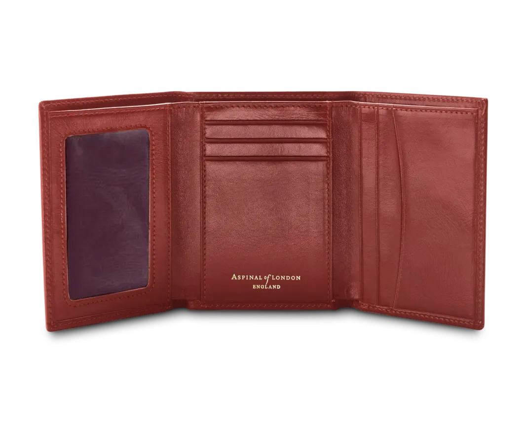 Trifold Wallet – Smooth Cognac