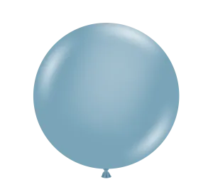 Tuftex 17in Blue Slate  Latex Balloon 50ct