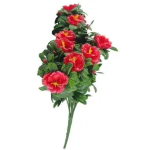 UV Red Rose Bunch - 45cm