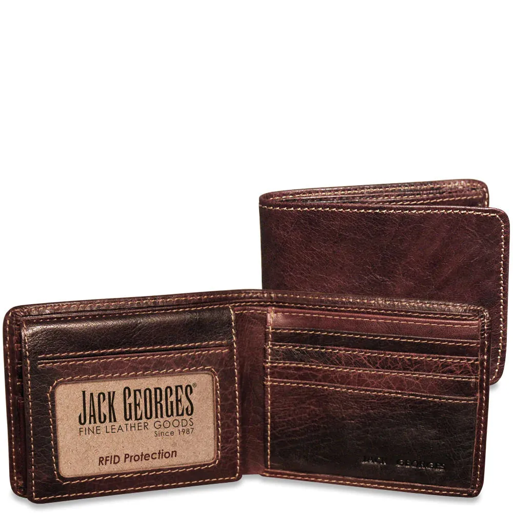 Voyager Bifold Wallet With ID Flap #7302