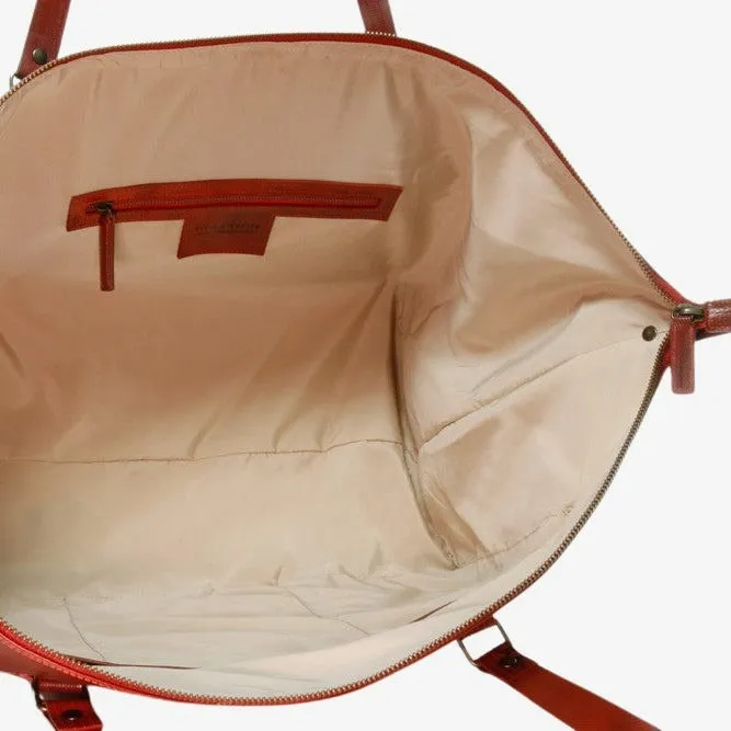 Weekend Bag Red Made Of Firehose/Parachute silk