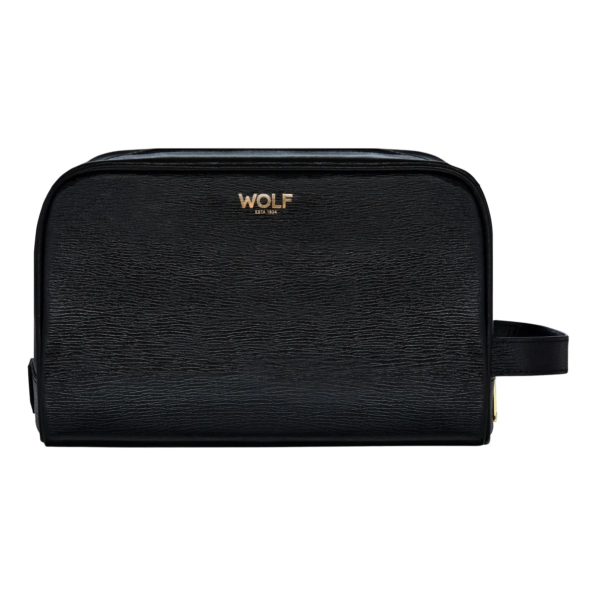 WOF W Collection Leather Black Washbag