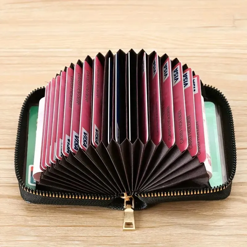 Zipper Around Credit Card Holder