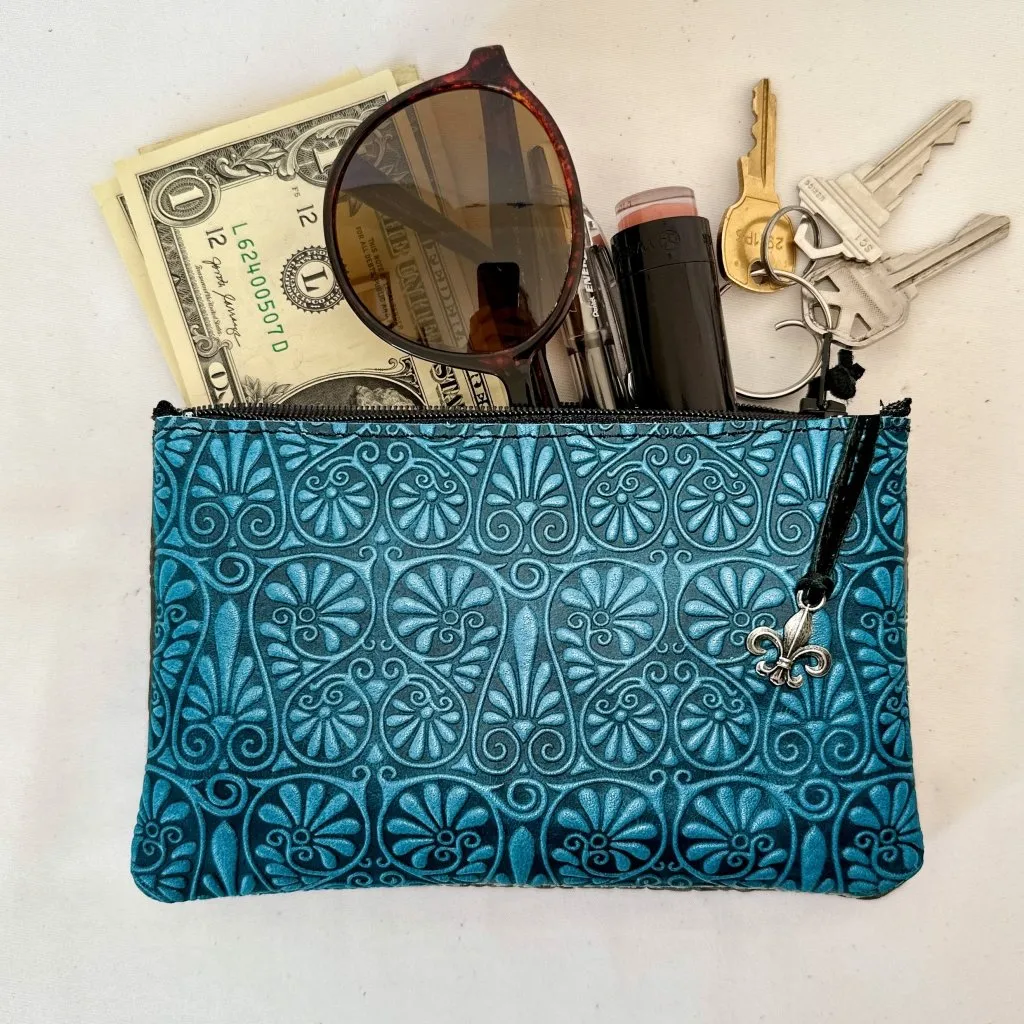 Zipper Pouch, Fanflower